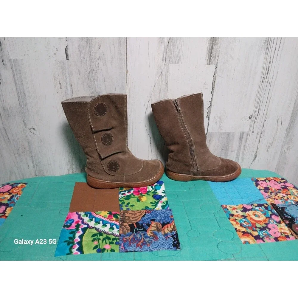 Livie & Luca Marchita Tiempo Brown Shoes Boots Size 8 Suede Leather
